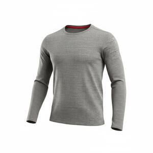 Avalanche Long Sleeve Shirt Mens XL Gray Crew Neck Thermal Active Zipper Pocket